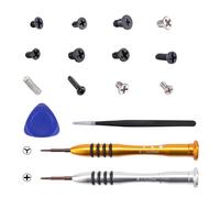 eXtremeRate Cross Screwdriver Set Opening Tools Repair Kits for Nintendo Switch OLED Console and JoyCon with Spare Screws Tweezers and Prying Tool