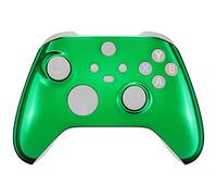 eXtremeRate Custom Shell for Xbox Core Wireless Controller - Revamp Your Gaming Gear - Chrome Green Replacement Game Acessories Cover Faceplate for Xbox Series X & S Control [Controller NOT Included]