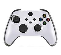 eXtremeRate Custom Shell for Xbox Series X & S Controller - Revamp Your Gaming Gear - Replacement Game Acessories Cover Faceplate for Xbox Core Wireless Controller - Chrome Silver