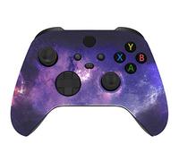 eXtremeRate Custom Shell for Xbox Series X & S Controller - Revitalize Your Controller - Nebula Galaxy Replacement Cover Front Housing Cover for Xbox Core Controller Wireless [Control NOT Included]