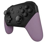 eXtremeRate Dark Grayish Violet Replacement Handle Grips for Nintendo Switch Pro Controller, Soft Touch DIY Hand Grip Shell for Nintendo Switch Pro Controller - Controller NOT Included