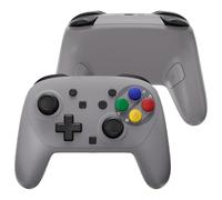 eXtremeRate DIY Replacement Full Set Shell Buttons for Nintendo Switch 2 Pro Controller, Custom Faceplate Rear Bottom Cover with Thumbsticks ABXY Dpad ZLZR for Switch 2 Pro - SFC SNES Classic EU