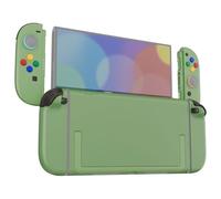 eXtremeRate DIY Replacement Shell Buttons for Nintendo Switch 2, Custom Full Set Rear Back Plate Controller Housing with Button for Switch 2 Handheld Console & Joycon 2 - Deluxe Version - Matcha Green