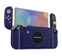 eXtremeRate DIY Replacement Shell Buttons for Nintendo Switch 2, Full Set Back Plate Controller Housing with Button for Switch 2 Handheld Console & Joycon 2 - Deluxe Version - Classic SwitchCube Style