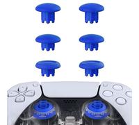 eXtremeRate EDGE Sticks Swappable Thumbsticks for PS5/PS5 EDGE Controller, Custom Blue Replacement Interchangeable Analog Stick Joystick for PS4 All Model Controllers Universal