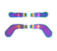 eXtremeRate Elite Controller Paddles, Interchangeable Replacement Accessories for Xbox One Elite, Elite Series 2 & Elite 2 Core Controller - Metalic Rainbow Aura Blue & Purple