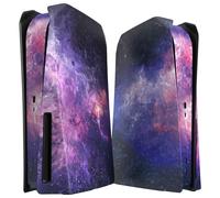 eXtremeRate eXcover Cover Plate Faceplates Compatible with Original ps5 Console Disc Edition, Nebula Galaxy Replacement Faceplate Backplate Case Shell Skin for ps5 Disc Version - NOT Included Console