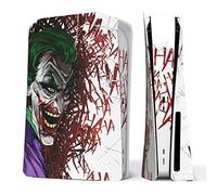 eXtremeRate eXcover Cover Plate Faceplates Compatible with Original ps5 Console Disc Edition, Replacement Faceplate Backplate Case Shell Skin for ps5 Disc Version - Clown Hahaha - Console NOT Included
