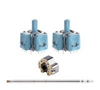 eXtremeRate eXhall Digital Calibrable Hall Effect Thumbstick Kit for ps5 - Blue 80gf, 3D Joystick Desoldering Compatible with T12 Soldering Station for PS4 PS5 for Xbox One/Series S X & Switch Pro