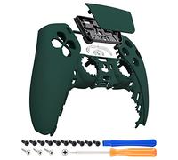 eXtremeRate Front Housing Shell with Touchpad Compatible with p s 5 Controller BDM-010 020 030 040 050 060, DIY Replacement Shell Custom Touch Pad Cover Compatible with p s 5 Controller - Racing Green