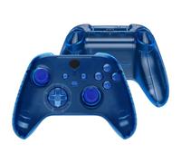 eXtremeRate Full Set Shell Buttons for Xbox Series X & S Controller, Clear Blue Replacement Accessories Side Rails Grips Front Back Plate Cover for Xbox Core Wireless Controller [Controller Excluded]