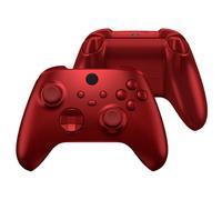 eXtremeRate Full Set Shell Buttons for Xbox Series X & S Controller, Scarlet Red Custom Replacement Side Rails Grips Front Back Plate Cover for Xbox Core Wireless Controller [Controller Excluded]