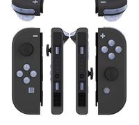 eXtremeRate Glacier Blue Replacement ABXY Direction Keys SR SL L R ZR ZL Trigger Buttons Springs, Full Set Buttons w/Tools for Nintendo Switch & Switch OLED Model Joy-con - JoyCon Shell NOT Included
