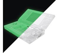eXtremeRate Glow in Dark - Green Replacement Full Housing Shell for Nintendo DS Lite, Custom Handheld Console Case Cover with Buttons, Screen Lens for Nintendo DS Lite NDSL - Console NOT Included