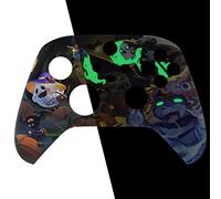 eXtremeRate Glow in Dark Shell for Xbox Series X & S Controller - Unleash Your Style - Halloween Candy Night Custom Acessories Front Housing Cover for Xbox Core Controller [Control NOT Included]