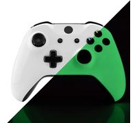 eXtremeRate Glow in The Dark Faceplate Cover Case, Front Housing Shell Replacement Kit for Xbox One S & Xbox One X Controller (Model 1708) - Controller NOT Included