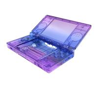 eXtremeRate Gradient Translucent Bluebell Replacement Full Housing Shell for Nintendo DS Lite, Custom Handheld Console Case Cover with Buttons, Screen Lens for Nintendo DS Lite NDSL - Console Without