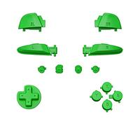 eXtremeRate Green Repair ABXY D-pad ZR ZL L R Keys for Nintendo Switch Pro Controller, DIY Replacement Full Set Buttons with Tools for Nintendo Switch Pro Controller - Controller NOT Included