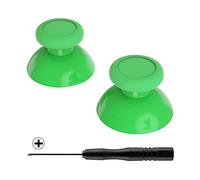 eXtremeRate Green Replacement 3D Joystick Thumbsticks, Analog Thumb Sticks with Cross Screwdriver for Nintendo Switch Pro Controller