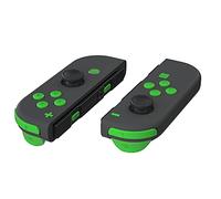 eXtremeRate Green Replacement ABXY Direction Keys SR SL L R ZR ZL Trigger Buttons Springs, Full Set Buttons Repair Kits with Tools for Nintendo Switch Joycon & Switch OLED Joy con