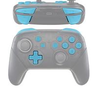 eXtremeRate Heaven Blue Repair ABXY D-pad ZR ZL L R Keys for Nintendo Switch Pro Controller, DIY Replacement Full Set Keys with Tools for Nintendo Switch Pro - Controller NOT Included