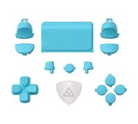 eXtremeRate Heaven Blue Replacement D-pad R1 L1 R2 L2 Triggers Touchpad Action Home Share Options Buttons, Full Set Buttons Repair Kits Tools for ps4 for ps4 Slim/Pro CUH-ZCT2 Controller