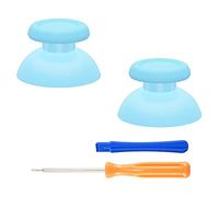 eXtremeRate Heaven Blue Replacement Thumbsticks for PS5 Controller, Custom Analog Stick Joystick for PS4 Controller Universal