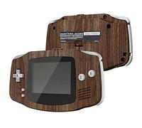 eXtremeRate IPS Ready Upgraded Wood Grain Replacement Shell Full Housing Cover Buttons for Gameboy Advance GBA - Compatible with Both IPS & Standard LCD - Console & IPS Screen NOT Included