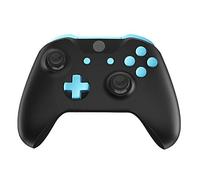 eXtremeRate LB RB LT RT Bumpers Triggers D-Pad ABXY Start Back Sync Buttons, Heaven Blue Full Set Buttons Repair Kits with Tools for Xbox One S & Xbox One X Controller (Model 1708)