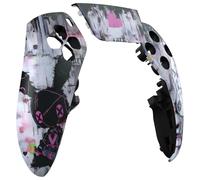 eXtremeRate Left Right Front Top Shell with Touchpad Compatible with p s 5 Edge Controller, Lovely Punky Bunny Replacement Faceplate Shell Custom Touch Pad Cover Compatible with p s 5 Edge Controller