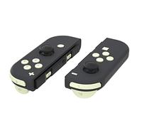eXtremeRate Light Cream Replacement ABXY Direction Keys SR SL L R ZR ZL Trigger Buttons Springs, Full Set Buttons with Tools for Nintendo Switch Joycon & Switch OLED Joy con
