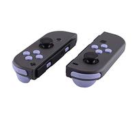 eXtremeRate Light Violet Replacement ABXY Direction Keys SR SL L R ZR ZL Trigger Buttons Springs, Full Set Buttons Repair Kits with Tools for Nintendo Switch Joycon & Switch OLED Joy con