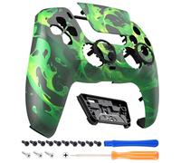 eXtremeRate LUNA Redesigned Front Shell Touchpad Compatible with ps5 Controller BDM-010 020 030 040 050 060, Corrosion Magic Replacement Faceplate Case Cover Compatible with ps5 Controller