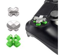 eXtremeRate Magnetic Metal Buttons for ps4 Controller, Adjustable Dpads Replacement Parts for ps4 Slim Pro Controllers (3 in 1)