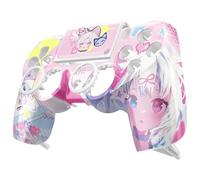 eXtremeRate MeWoow Ghost Replacement Faceplate Touchpad Cover, Redesigned Housing Shell Case Touch Pad Compatible with PS4 Slim Pro Controller JDM-040/050/055 - Controller NOT Included