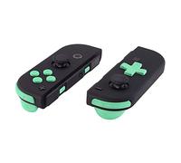 eXtremeRate Mint Green D-pad ABXY Keys SR SL L R ZR ZL Trigger Buttons Springs, Full Set Buttons Fix Kits for Nintendo Switch Joycon & Switch OLED Joy con (D-pad ONLY Fits Joy con D-pad Shell)