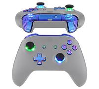 eXtremeRate Multi-Colors Luminated Bumpers Triggers Dpad Thumbsticks Start Back ABXY Action Buttons, Chameleon Purple Blue Classical Symbols Buttons DTFS (DTF 2.0) LED Kit for Xbox One S/X Controller
