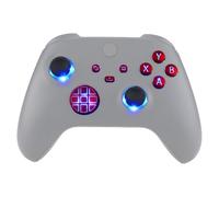 eXtremeRate Multi-Colors Luminated D-pad Thumbsticks Start Back Sync ABXY Buttons for Xbox Series X/S Controller, Scarlet Red Classical Symbols Buttons DTF V2 LED Kit for Xbox Core Model 1914