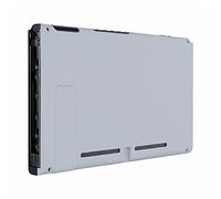 eXtremeRate New Hope Gray Console Back Plate for Nintendo Switch, DIY Replacement Housing Shell Case for Nintendo Switch Console with Kickstand [Only the Backplate, NOT the Console]