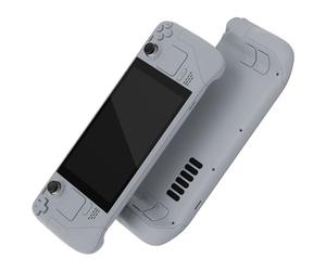 eXtremeRate New Hope Gray Custom Faceplate Back Plate Shell for Steam Deck LCD, Handheld Console Replacement Housing Case, DIY Full Set Shell with Buttons for Steam Deck - Console Without