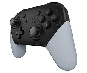 eXtremeRate New Hope Gray Replacement Handle Grips for Nintendo Switch Pro Controller, DIY Custom Hand Grip Shell for Nintendo Switch Pro Controller - Controller NOT Included
