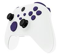 eXtremeRate No Letter Imprint Custom Full Set Buttons for Xbox Core Wireless Controller, Replacement Accessories Bumpers Triggers Dpad ABXY Keys Parts for Xbox Series X & S Controller - Purple