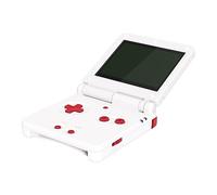 eXtremeRate Passion Red Custom Full Set Buttons for Gameboy Advance SP, Replacement A B L R Button Power On Off Volume Button D-pad Key for GBA SP Console - Console NOT Included