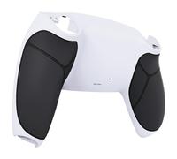 eXtremeRate Performance Rubberized Grip Back Plate Custom Bottom Shell Compatible with p s 5 Controller, Replacement Back Shell Cover Compatible with p s 5 Controller - Black White