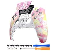 eXtremeRate Pinky Jellyfish Heaven Touchpad Front Housing Shell Compatible w/ ps5 Controller BDM-010 BDM-020 BDM-030，DIY Shell Custom Touch Pad Cover Compatible w/ ps5 Controller (ZPFT1081G3)