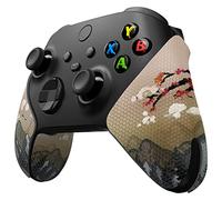 eXtremeRate PlayVital Anti-Skid Sweat-Absorbent Grip for Xbox Series X/S Controller, Professional Textured Soft Rubber Pads Handle Grips for Xbox Series X/S Controller - View of Rising Sun