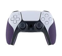 eXtremeRate PlayVital for PS5 Controller Grip - Purple Anti-Slip Handle Covers with Sweat-Absorbent Textured Rubber