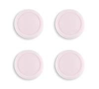 eXtremeRate PlayVital Thumb Grip Covers for Nintendo Switch, Joystick Covers for Nintendo Switch Lite, Silicone Analog Cover Thumbstick Grips for Switch OLED Joycon - Cherry Blossoms Pink