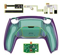 eXtremeRate Programable RISE 2.0 Remap Kit for ps5 Controller BDM-010 BDM-020, Upgrade Board & Redesigned Bottom Shell & Back Button Attachment - Controller NOT Included - Chroma Green Purple