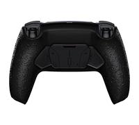 eXtremeRate Programable RISE4 Remap Kit for PS5 Controller BDM-030 040 050 060, Upgrade Board & Redesigned Back Shell & 4 Back Buttons - Textured Black